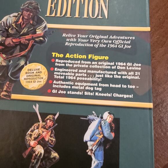 1996 Gi Joe Vol I Action Soldier Masterpiece Edition  African American Brand New - Picture 11 of 12